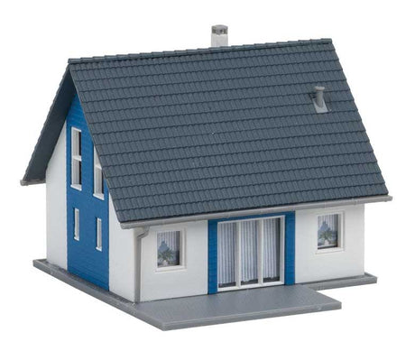Single-Family House -- Kit - 2-5/16 x 2-1/2 x 2"  5.9 x 6.3 x 5cm (white, blue)-3