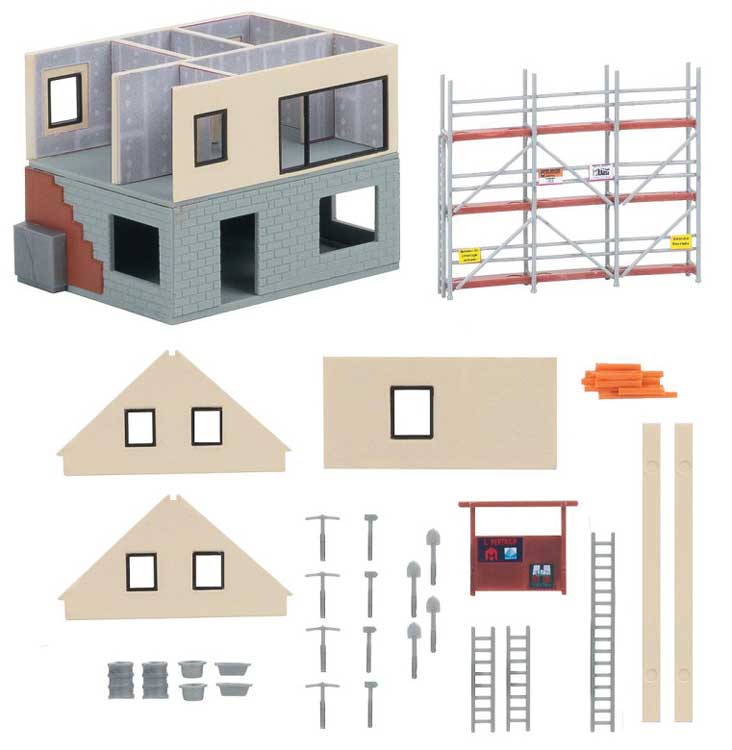 Prefabricated House Under Construction -- Kit-2
