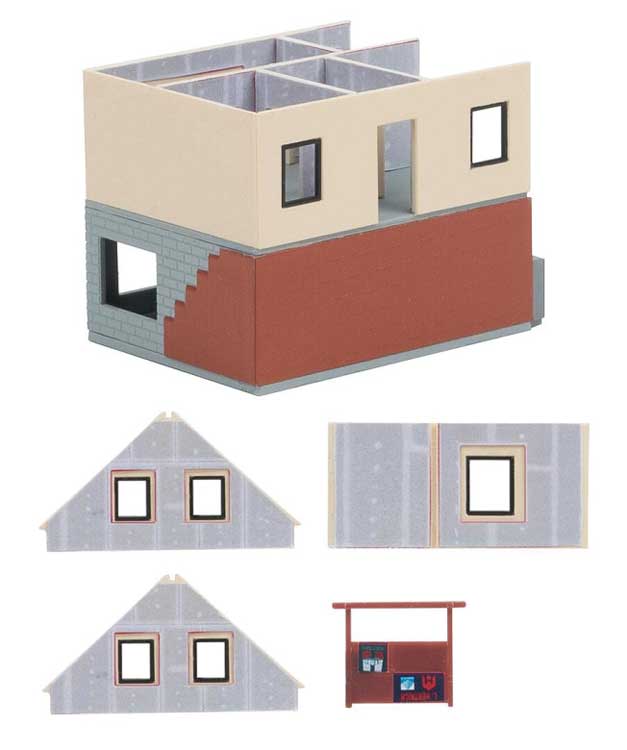 Prefabricated House Under Construction -- Kit-3