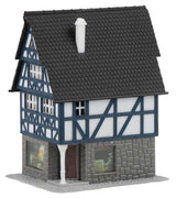 Half-Timbered House with Pharmacy -- Kit - 2-11/16 x 2-7/16 x 3-5/8"  7.5 x 6.2 x 9.2cm-2