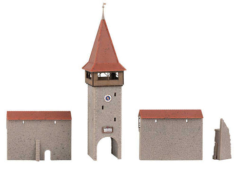 Old Town Tower w/Wall Set - Kit -- Tower & Wall Sections-3