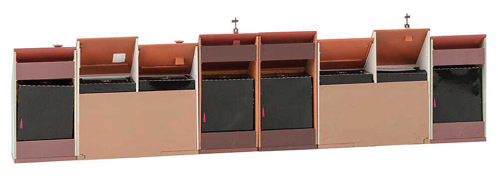 Old-Town Houses - Background/Relief Buildings -- Kit - Includes 6 Different Houses-3