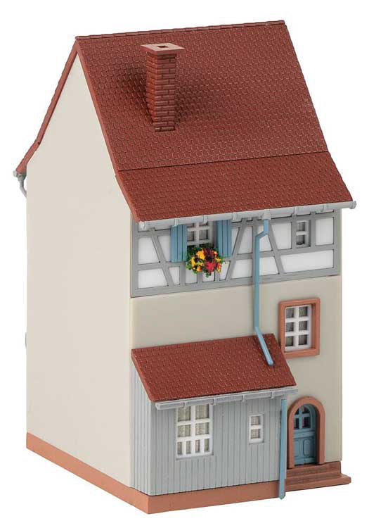 Old-Town House with Shutters -- Kit - 4.3 x 5.5 x 8.3cm-3