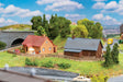 2 Village Houses -- Kit - Each: 2-11/16 x 2-1/2 x 1-9/16"  6.8 x 6.3 x 4cm-1