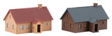 2 Village Houses -- Kit - Each: 2-11/16 x 2-1/2 x 1-9/16"  6.8 x 6.3 x 4cm-2