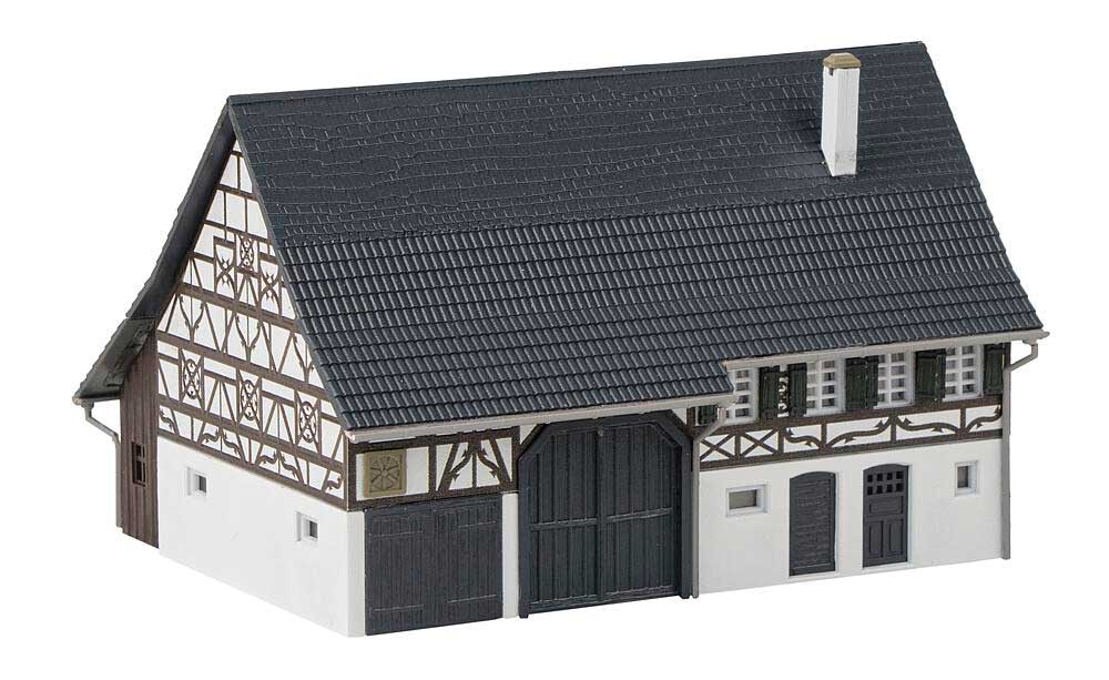 Half-Timber Farmhouse -- Kit - 9.5 x 8 x 6cm-3