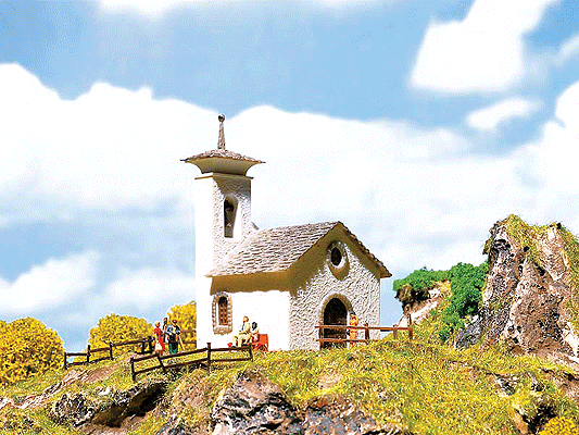 Sils-Maria Chapel -- 3-1/8 x 2-1/2" 7.9 x 6.1cm