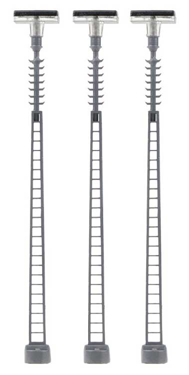 LED Streetlight -- Lattice Mast Top Light, 3-1/8"  8cm Warm White pkg(3)