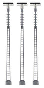 LED Streetlight -- Lattice Mast Top Light, 3-1/8"  8cm Warm White pkg(3)