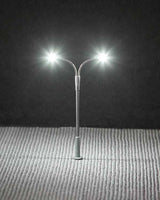 LED Double Streetlight -- Adjustable height up to 2-9/16" 6.5cm tall pkg(3)-2