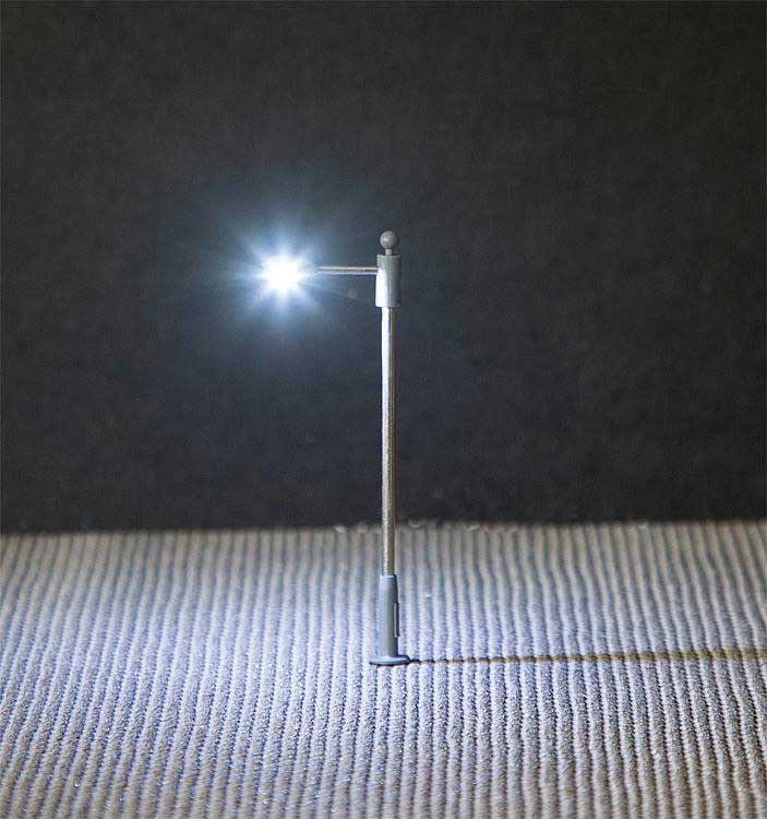 Pole-Mast LED Street Light -- 2-9/16"  6.5cm Tall