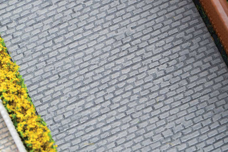 Self-Adhesive Road Surface Sheet -- Cobblestone (light gray)-3