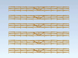 Bonanza Fence, Era I -- 36-11/16"  93.2cm Total Length