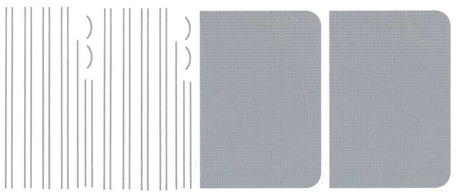Paving Slab/Sidewalk Set with Curbs-2