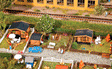 Allotment Garden Set #1 - Kit (Plastic) -- 3 Different Garden Sheds, Fences, Tables, 3 Landscape Bases & More