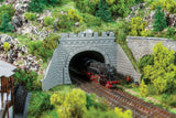 Cut-Stone Tunnel Portal - Kit -- Double Track pkg(2)-1