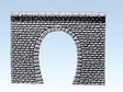 Tunnel Portal Single Track -- Natural Stone Ashlars