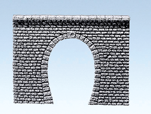 Tunnel Portal Single Track -- Natural Stone Ashlars