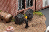 Garbage Dumpster Set - Kit -- 8 Dumpsters on Wheels, 20 Wheeled Garbage Bins-1