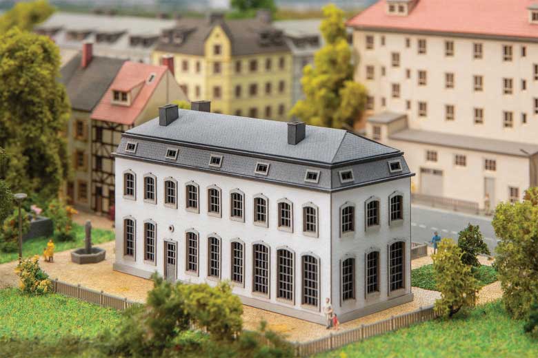 Old Spinning Mill -- Laser-Cut Card Kit - 4 x 1-7/16 x 2-1/4"  10.2 x 3.7 x 5.7cm-1