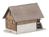 Sawmill and Water Mill -- Laser-Cut Wood Kit - Sawmill: 4-1/8 x 1-1/2 x 1-1/4"  10.4 x 3.8 x 3.2cm-5
