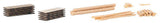 Sawmill and Water Mill -- Laser-Cut Wood Kit - Sawmill: 4-1/8 x 1-1/2 x 1-1/4"  10.4 x 3.8 x 3.2cm-6
