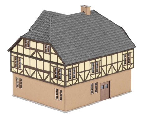 Old Town Hall -- Laser-Cut Kit - 2-5/8 x 2-1/8 x 2-5/16"  6.6 x 5.4 x 5.9cm-3
