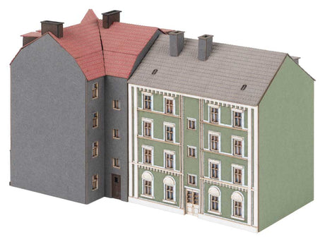Row of Townhouses -- Laser-Cut Kit - 2 x 2 x 2-13/16"  5 x 5 x 7.2cm-3