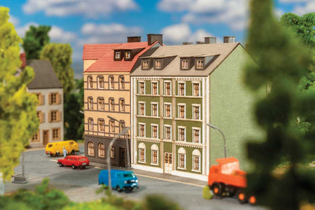 Row of Townhouses -- Laser-Cut Kit - 2 x 2 x 2-13/16"  5 x 5 x 7.2cm-6