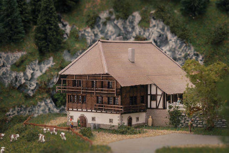 Black Forest House -- Anniversary Laser-Cut Wood Kit - 4-7/16 x 3-1/8 x 2-3/8"  11.3 x 8 x 6cm-1