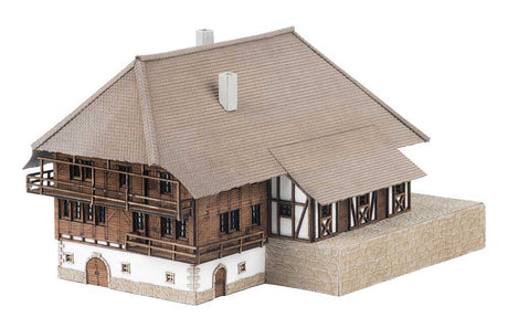 Black Forest House -- Anniversary Laser-Cut Wood Kit - 4-7/16 x 3-1/8 x 2-3/8"  11.3 x 8 x 6cm-2
