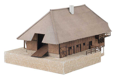 Black Forest House -- Anniversary Laser-Cut Wood Kit - 4-7/16 x 3-1/8 x 2-3/8"  11.3 x 8 x 6cm-3