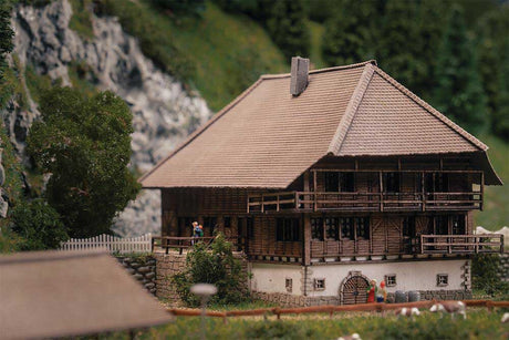 Black Forest House -- Anniversary Laser-Cut Wood Kit - 4-7/16 x 3-1/8 x 2-3/8"  11.3 x 8 x 6cm-4