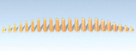 Up & Down Pier Set -- 3/8 x 1-1/2"  1 x 4cm