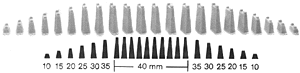Up & Down Pier Set -- 3/8 x 1-1/2"  1 x 4cm