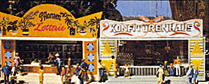 Fun fair stands