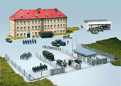 Military Base Set #1 -- Includes 1 each #4021, 4031, 4041
