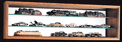 2 shelf display case