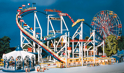 Big Dipper Roller Coaster - Working Model (Plastic Kit)