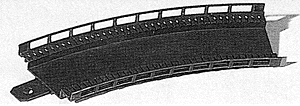 Trackbed Curved -- R42, 4cm