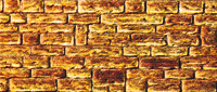 Embossed Panel Building Material -- Cut Stone (yellow)