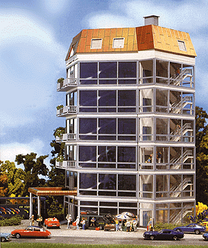 7-Story Office Building -- 10-13/32 x 8-11/64 x13-13/16"  26 x 20.4 x 34.5cm