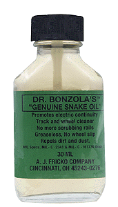 Track and Wheel Cleaner -- Dr. Bonzola's Genuine Snake Oil 30ml