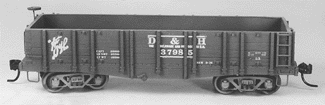 33' Delaware & Hudson Composite Gondola -- 3'-8" Height, With Decals