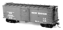 36' New Haven Rebuilt Car -- Steel Doors & Ends