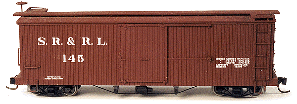 Boxcar - HOn30 -- Sandy River & Rangeley Lakes