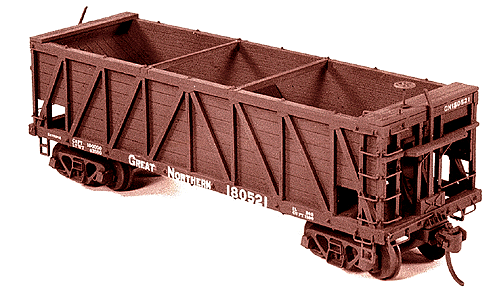 34' 4" Coal & Ore Car -- Great Northern