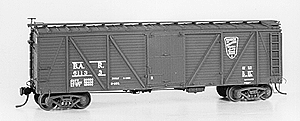 ARA Single Sheath Wood Door Boxcar 1927 -- Bangor & Aroostook #s 61100-61599 w/Flat Steel Ends