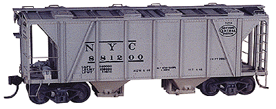 Covered Hopper w/Decals -- New York Central Dispatch
