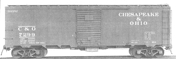 1932 ARA Standard Boxcar (Resin Kit w/Decals) -- Chesapeake & Ohio